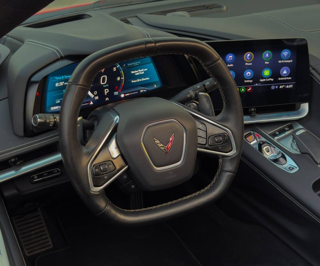 Chevrolet Corvette C8 Red For Rent In dubai